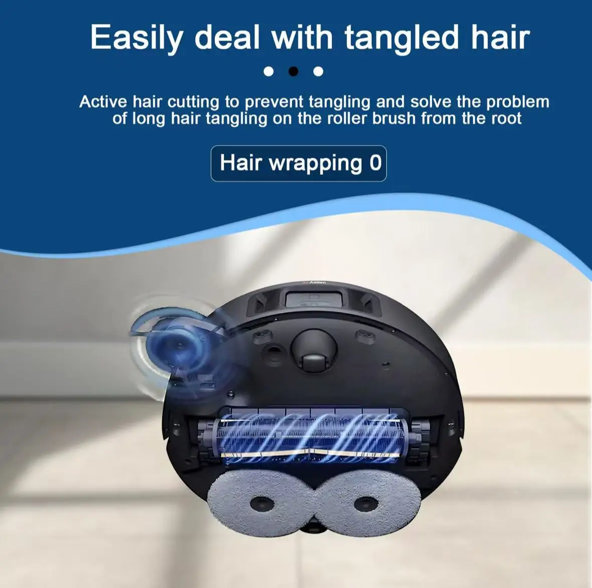 Original Cutting Hair Anti-Tangle Roller Brush Dreame X40 Ultra X40 Por L10s Pro Ultra Heat L30 Ultra L20 Ultra L10s Ultra