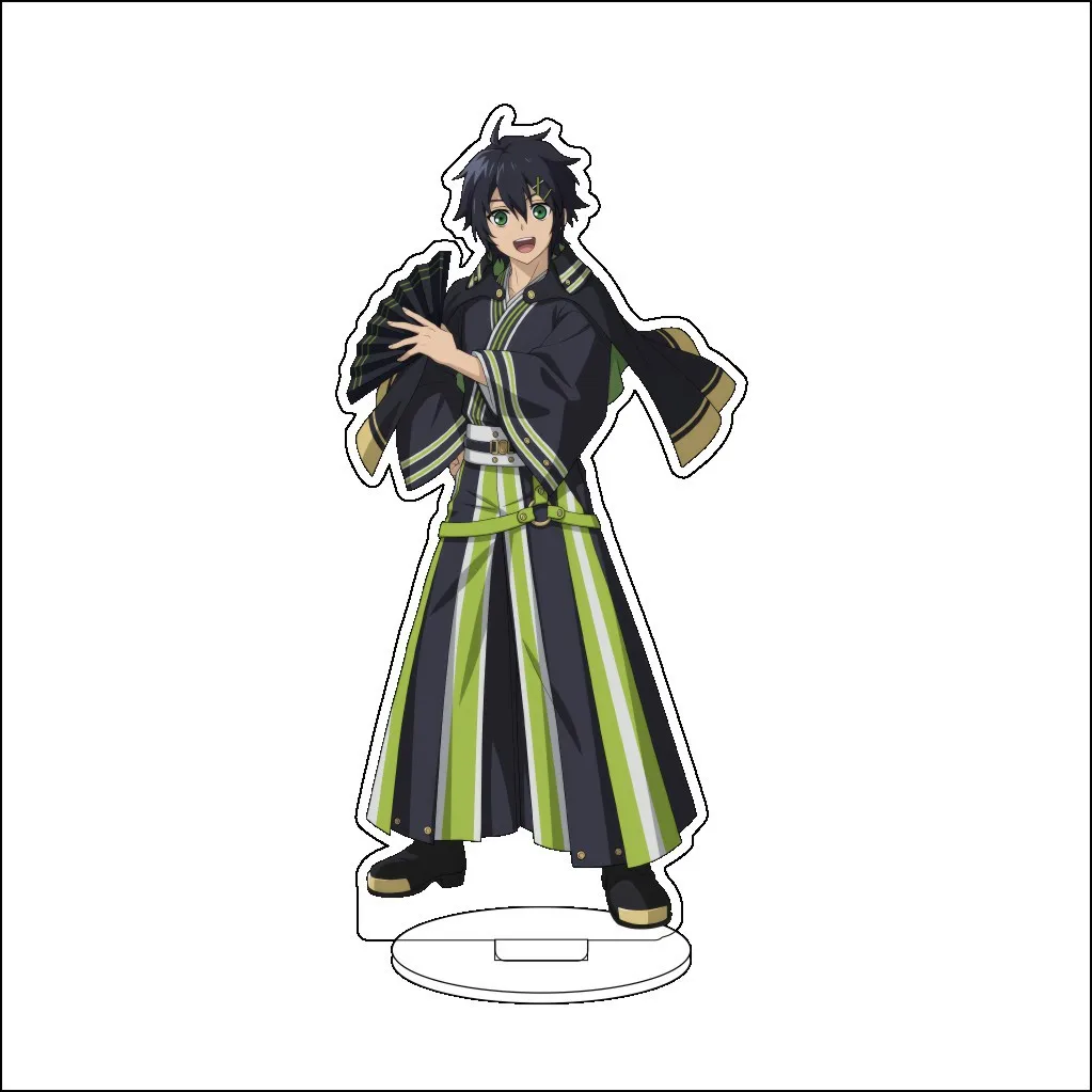 Figura de Acrílico de 16CM de Anime Seraph of the End, Mikaela Hyakuya, Shinoa Hiiragi, Mitsuba Sanguu, Guren Ichinose, Adornos Cosplay
