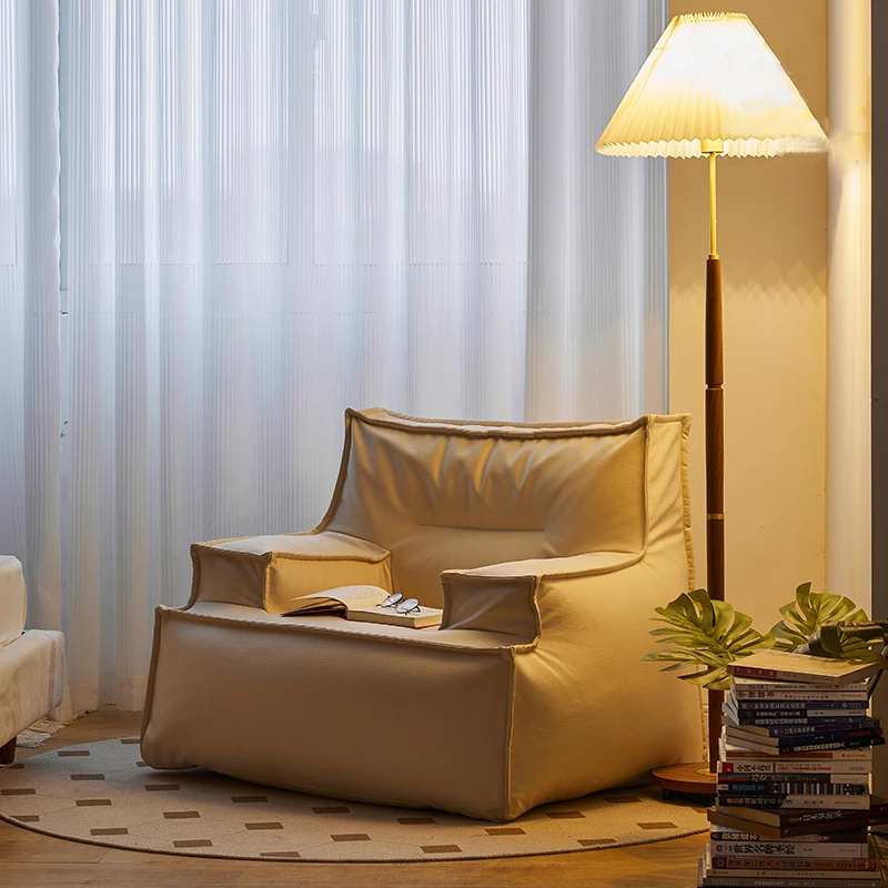 

# Design Home Furniture Couch Living Room Sofa Relaxing Lounge Comfy Leather Single Sofa Bedroom