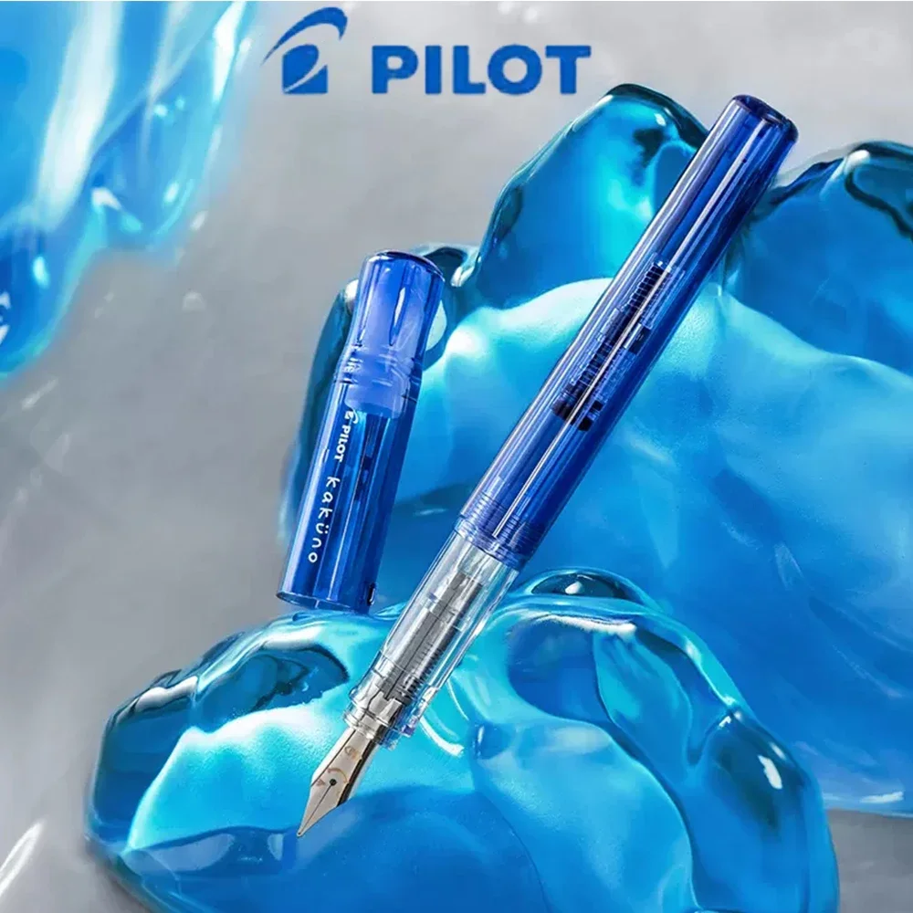 New Japan PILOT Baile KaKuno penna stilografica faccia sorridente vetro blu confezione regalo limitata Set penna pratica per studenti F/M materiale scolastico