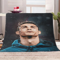 Home Interior Ronaldo Luxury Throw Blanket Fluffy Hairy Blankets for Bed Blanket 150cm X 200cm Sofa Blankets and Throws Cobija