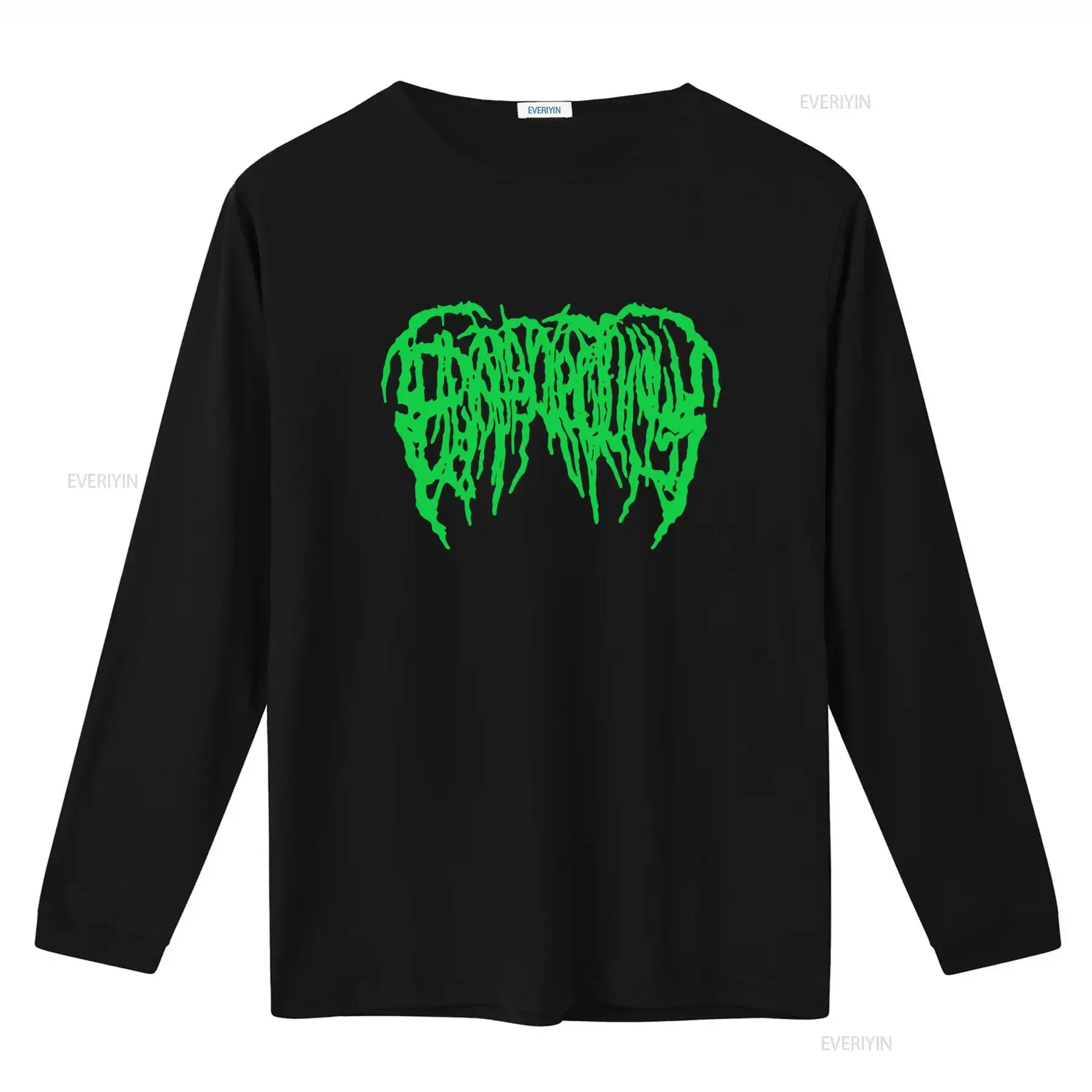 EPICARDIECTOMY Green Logo T Shirt Brutal Slamming Design for Extreme Style vintage Washed Versatile streetwear homme Casual
