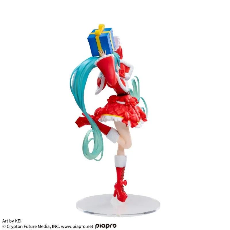 SEGA Original Genuine VocaloidPiapro Characters Hatsune Miku Luminasta Christmas 2024 Ver 19cm Model Toy Figures Cute Xmas Gifts