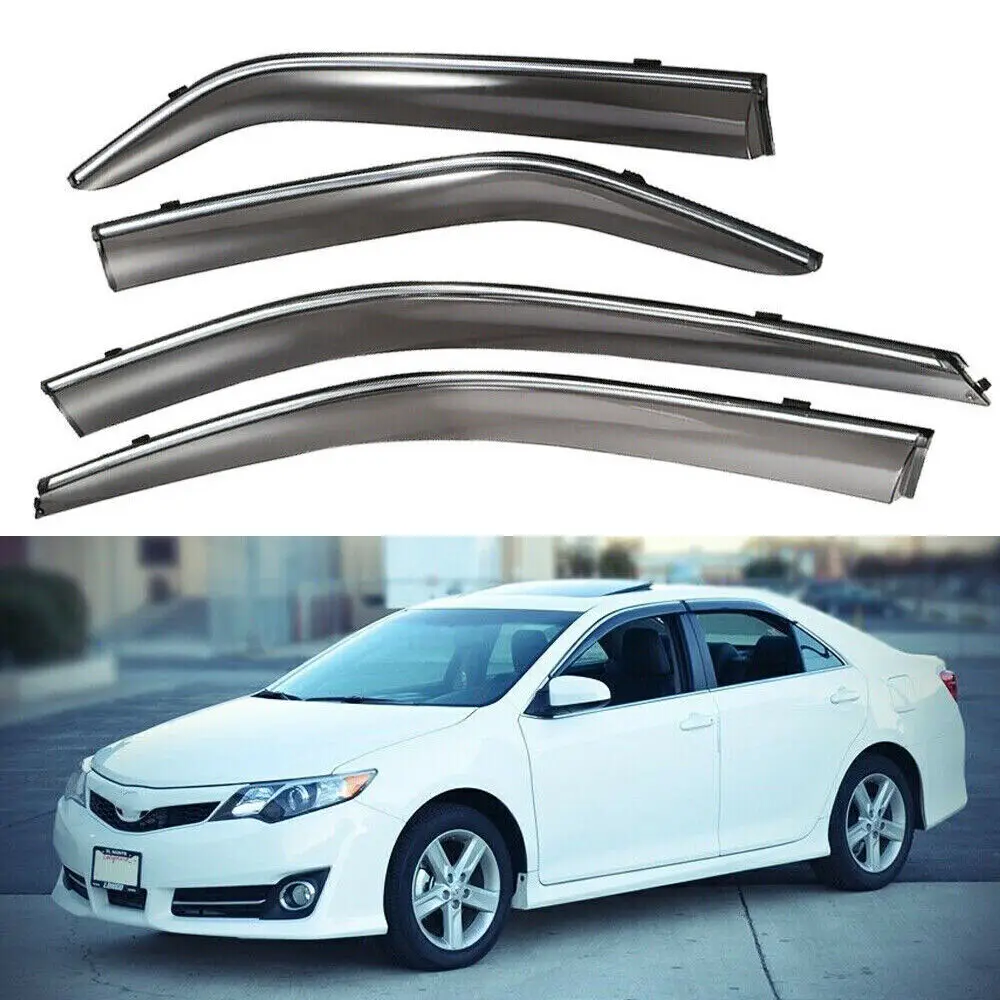 

Для Toyota Camry 2012-2017: Ветровики JDM (дефлекторы окон) 4 шт.