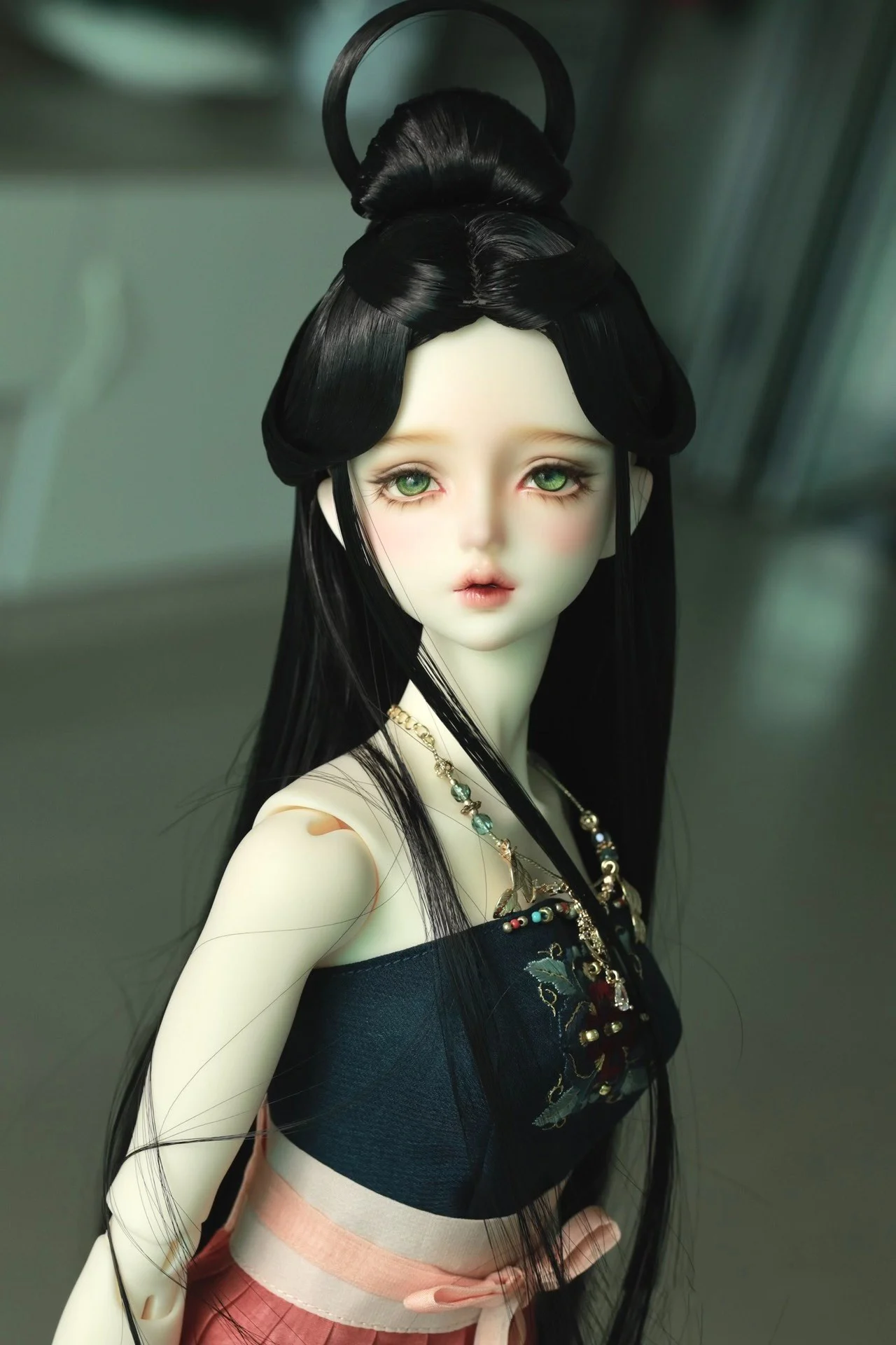 1/4 1/3 Maßstab altes Kostüm bjd Perücke chinesische Hanfu Fee Haar Retro Perücken für bjd/sd msd sd13 Mädchen ssdf Puppe Zubehör c2295