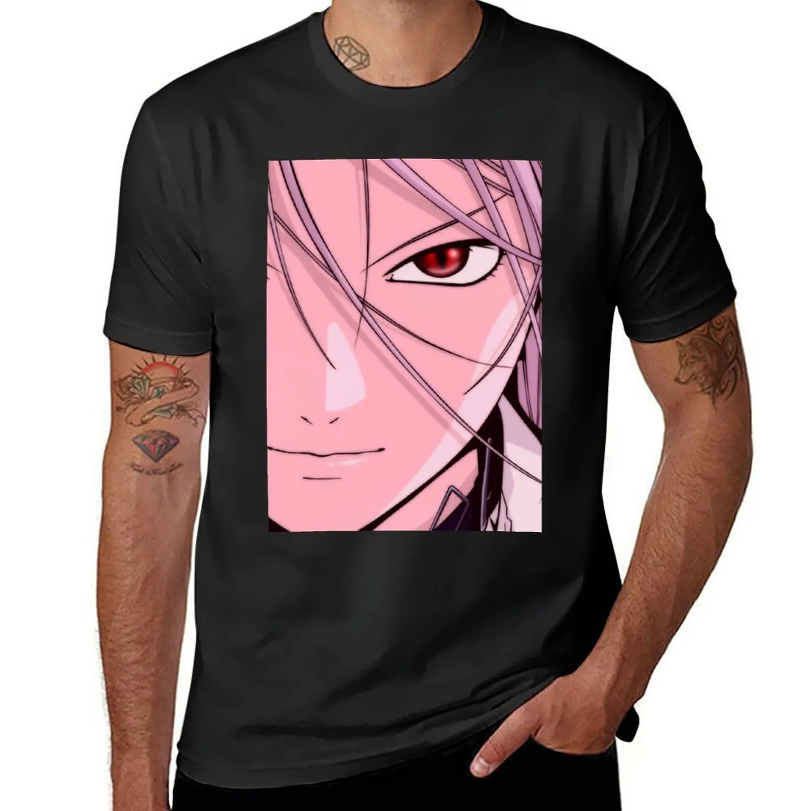 New Rosario + Vampire - Akashiya moka - 5 T-Shirt quick drying shirt graphic t shirt sublime t shirt mens graphic t-shirts anime