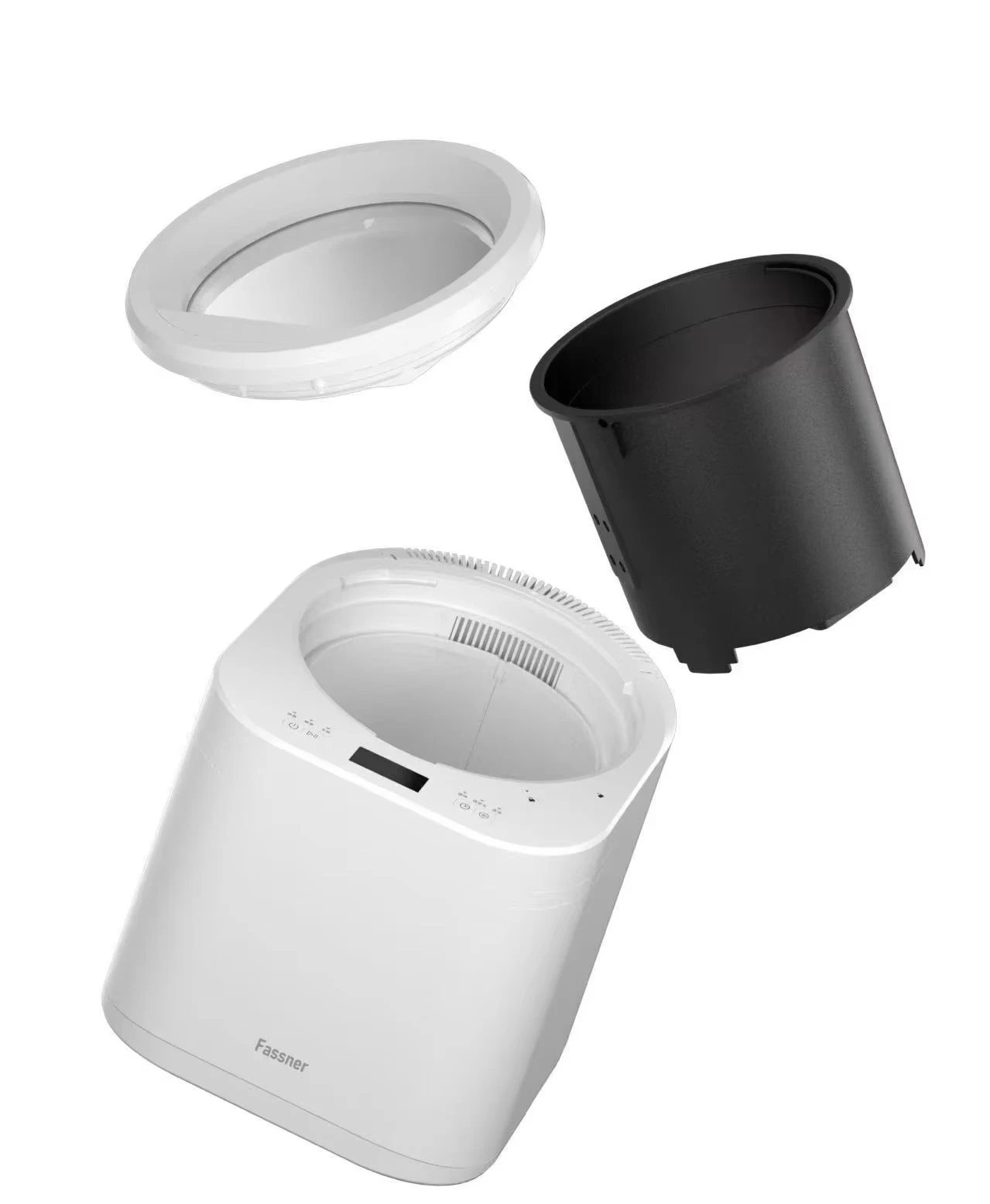 Customized Automatic Pet Food Maker Processor Stylish Luxurious Plastic White Portable Pet Water Bottle for Outdoor Dogs Cats