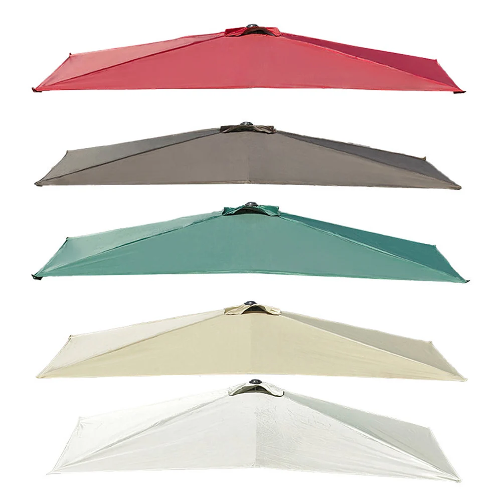 Rectangular Parasol Replacement Cloth 3x2M Polyester Canopy Cover For Outdoor Garden Patio Square Umbrella Roof Sunshade Fabric