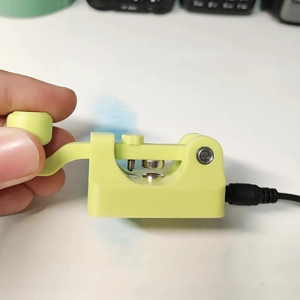 Pencetakan 3D Kunci CW Tangan Mini Kunci Dayung Tunggal Radio Gelombang Pendek CW Morse Base 3.5MM Steker Audio