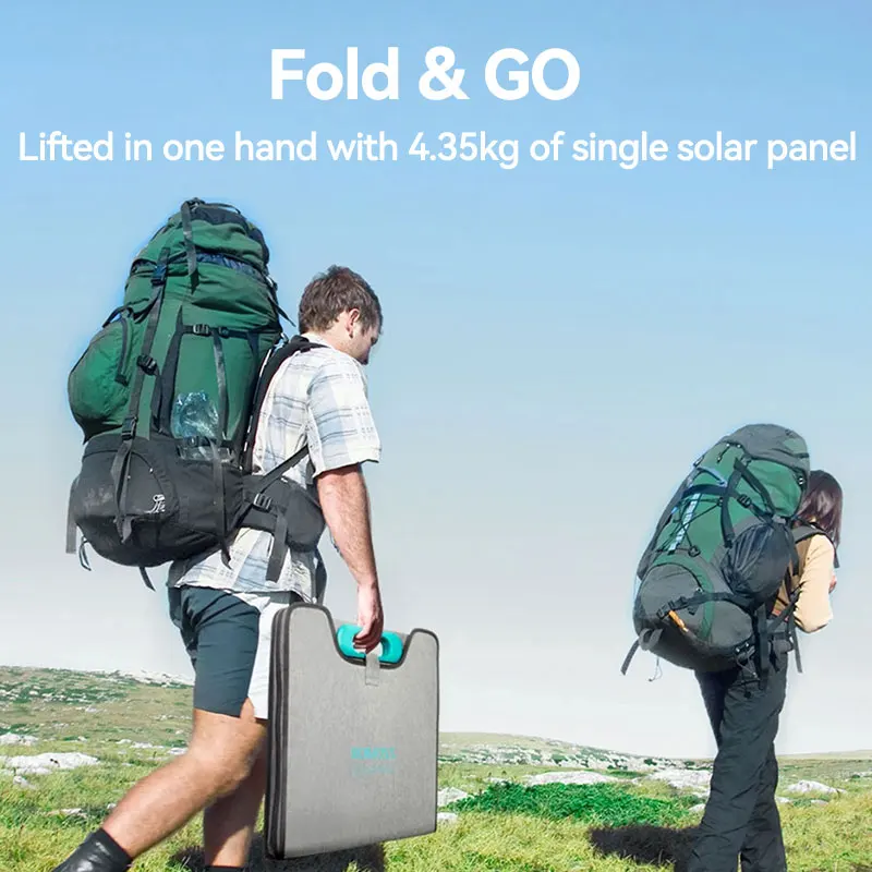ROMOSS 100W Waterproof Solar Panel for RS500 & RS1000 Power Stations