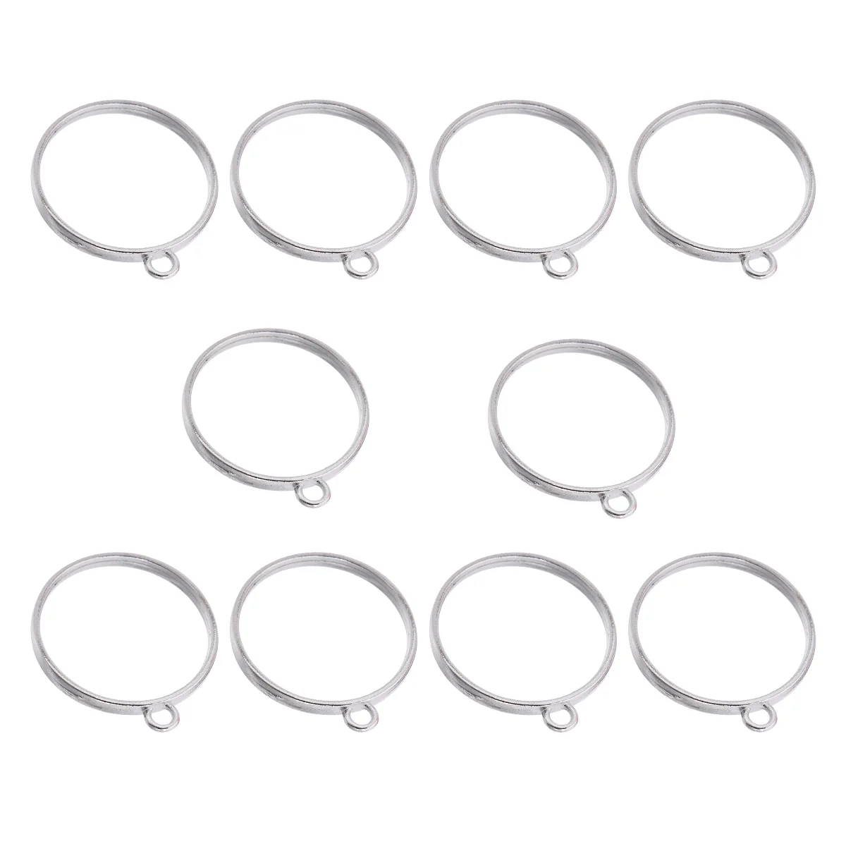 

10 PCS Back Bezel Pendant Hollow Pendants Jewelry Making Supplies Accessoires DIY Craft Tray