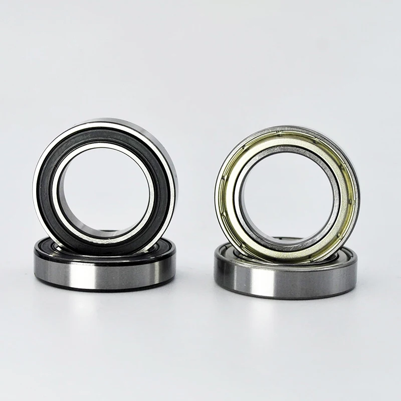 10 قطعة 6802 2RS ZZ 15*24*5mm 6802RS 6800Z DDU 2Z القطر الداخلي 15 مللي متر الكروم الصلب الأخدود العميق الدراجات الدراجات الكرات