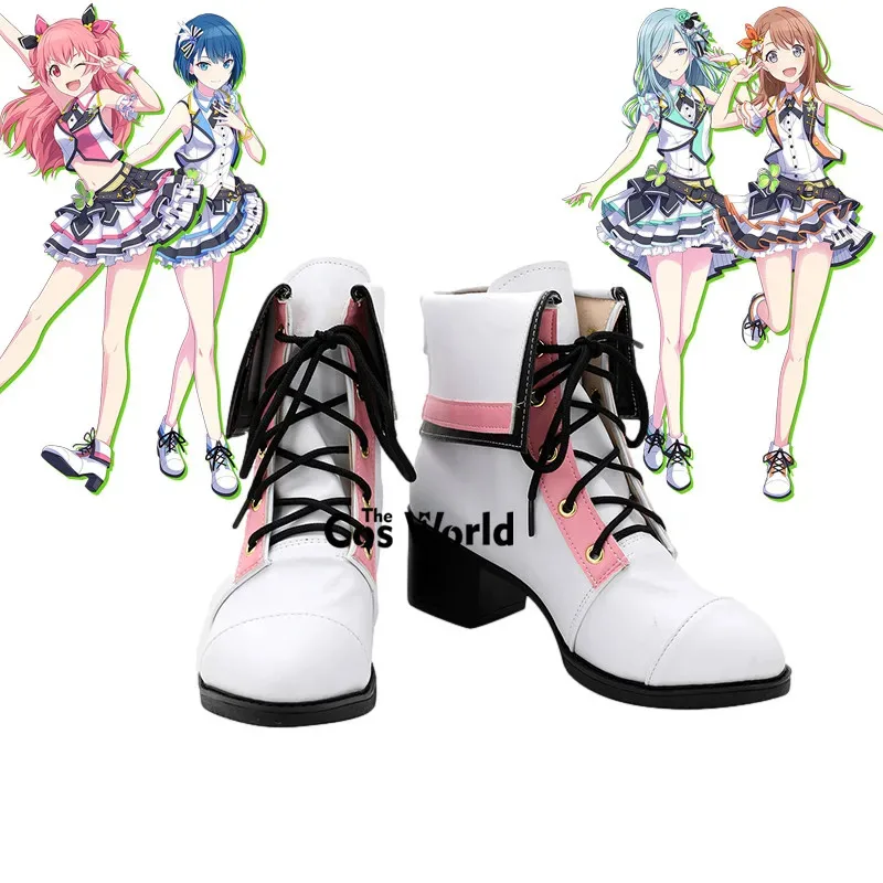 

Project Sekai Colorful Stage Feat Momoi Airi Hanasato Minori Kiritani Haruka Hinomori Shizuku Обувь для косплея в стиле аниме