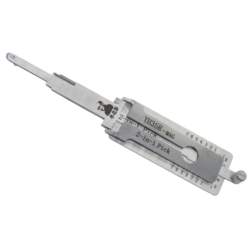 Lishi YH35R-MAG 2 in 1 Locksmith Tool Lock Pick Decoder Flat Milling for Yamaha Motorcycle Models