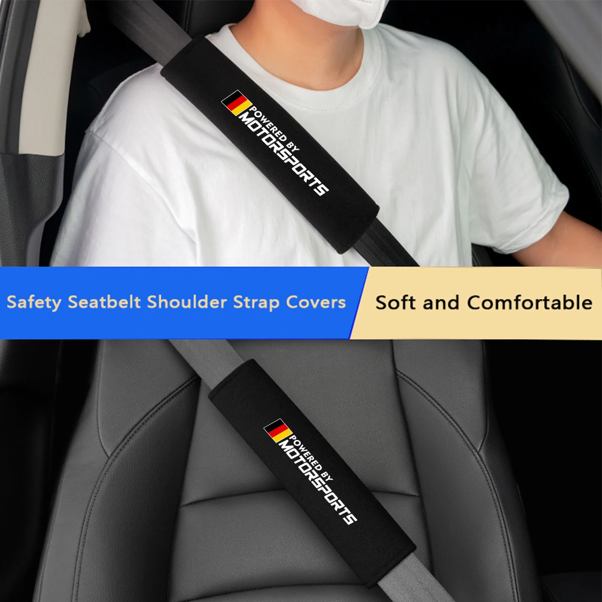 2pcs Soft Fluff Safety Belts Shoulder Protection Car Seat Belt Cover For BMW M X Series 1 2 3 4 5 Series F30 F10 G20 F25 G32
