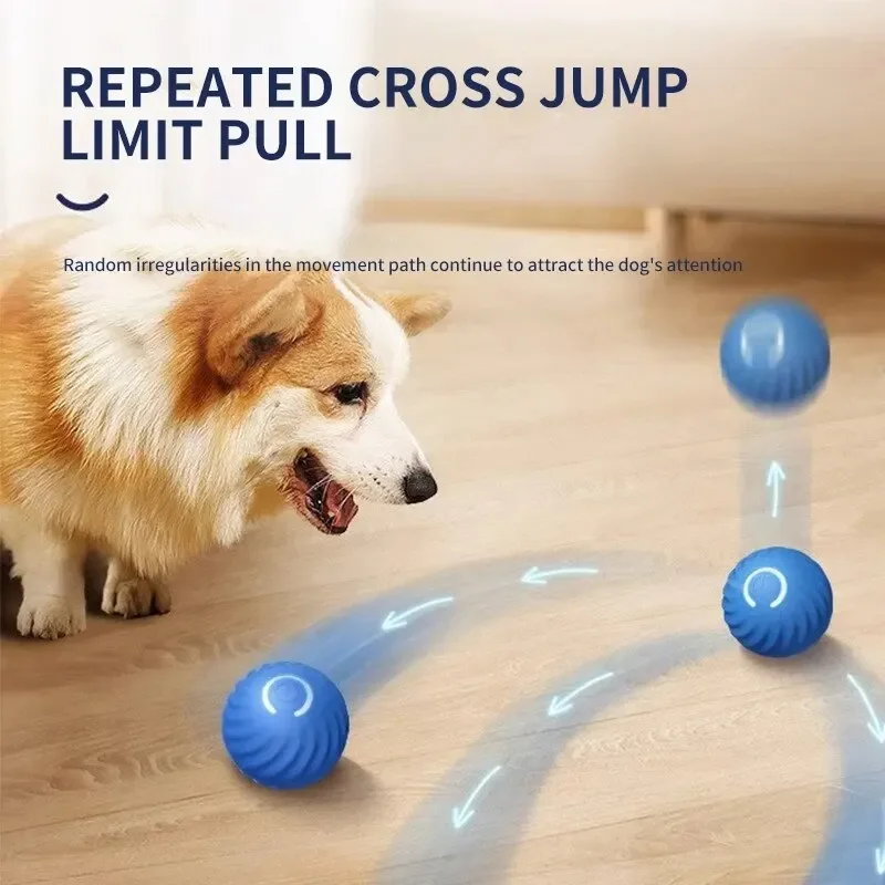 Gravitational Jumping Ball Dog Toys Chew Ball Electric Teasing Dog Artifacts Self High Boredom Pet Cat Toys