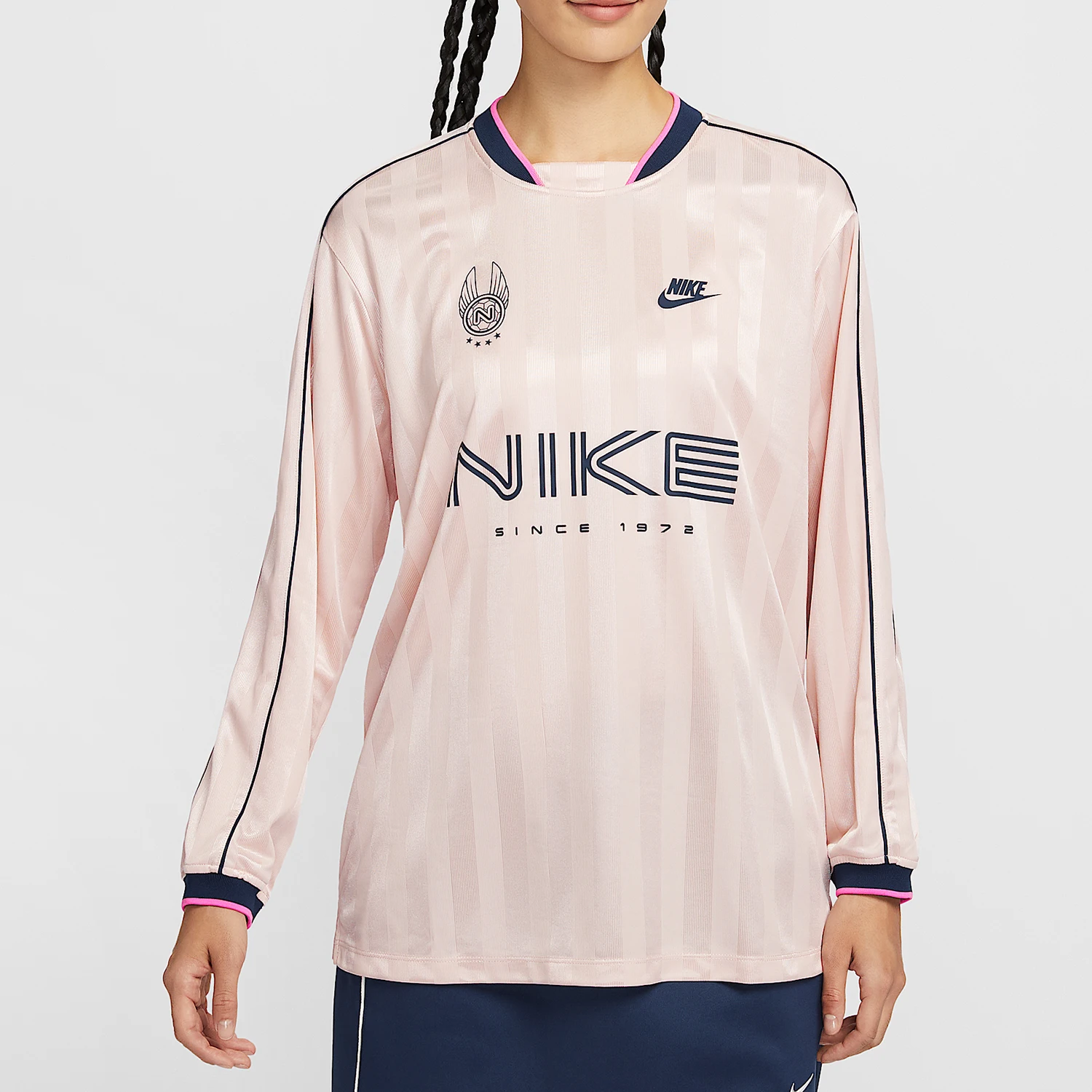 

Оригинальный женский пуловер Nike Sportswear с длинными рукавами, свободный крой, IM7453-667