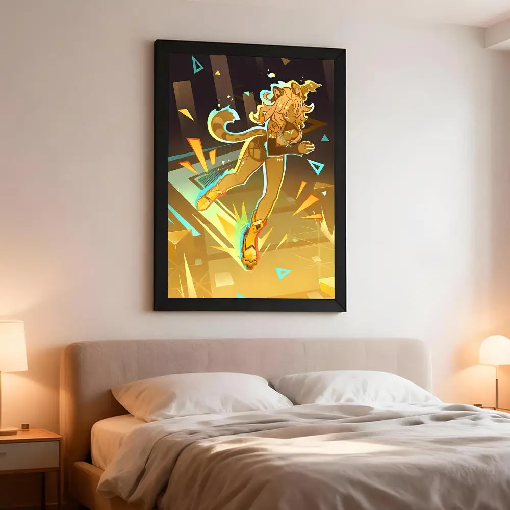 game character G-Genshin Impact Xilonen Poster Artistic Instant Peel-Off Wall Decor Atmosphere Setter for Bedside & Shared Room