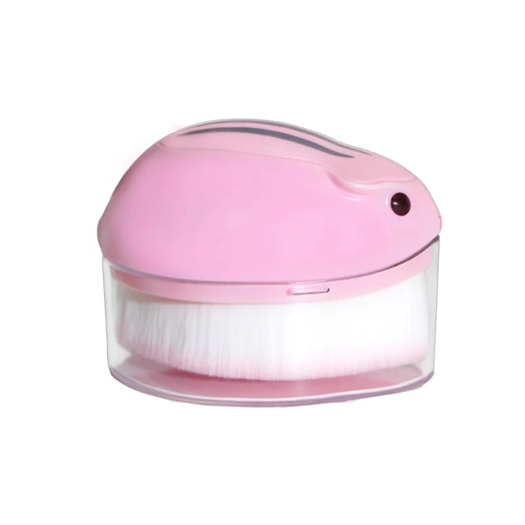 Single Random Color DIY Hamster Portable Travel Belt Cover Dust-Proof Foundation Make-Up Brush