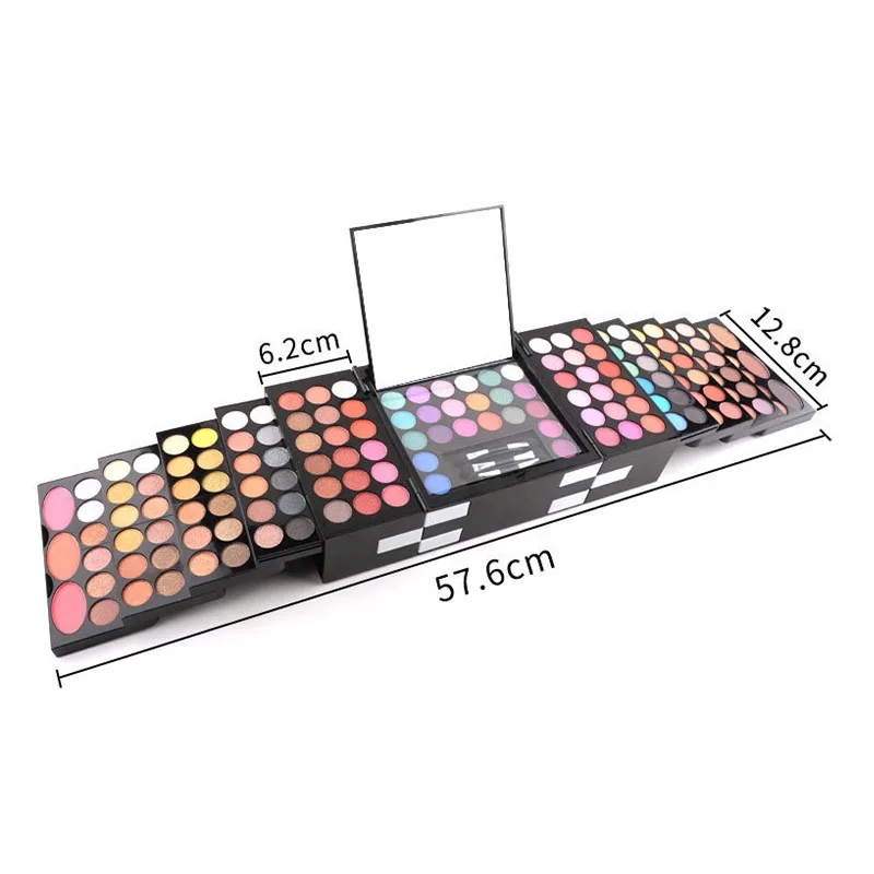 148 Colors All in One Makeup Kit Professional Eyeshadow Palette with Blush Highlighter Concealer Brushes Portable Makeup Set