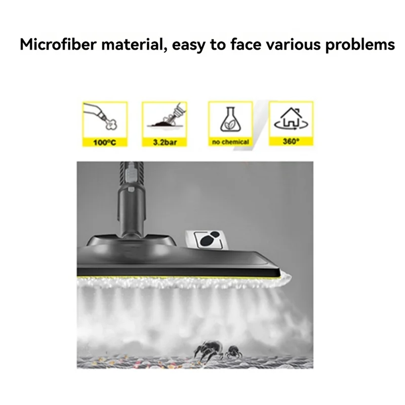 A94E-كلاسيكي أربعة ألوان مزيج الخرق لسلسلة Karcher Easyfix Sc المكانس الكهربائية المحمولة ستوكات غطاء وسادة التنظيف