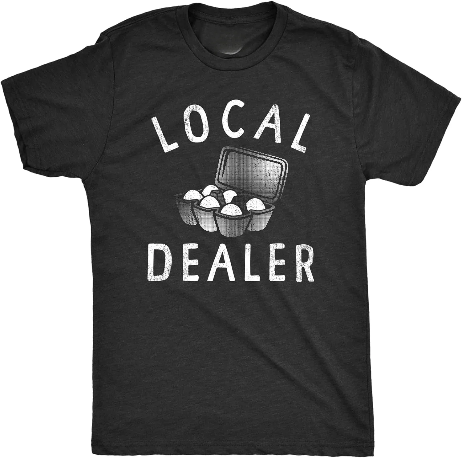 2024 summer tops Mens Local Egg Dealer T Shirt Funny Easter Sunday Eggs Joke Tee for Guys