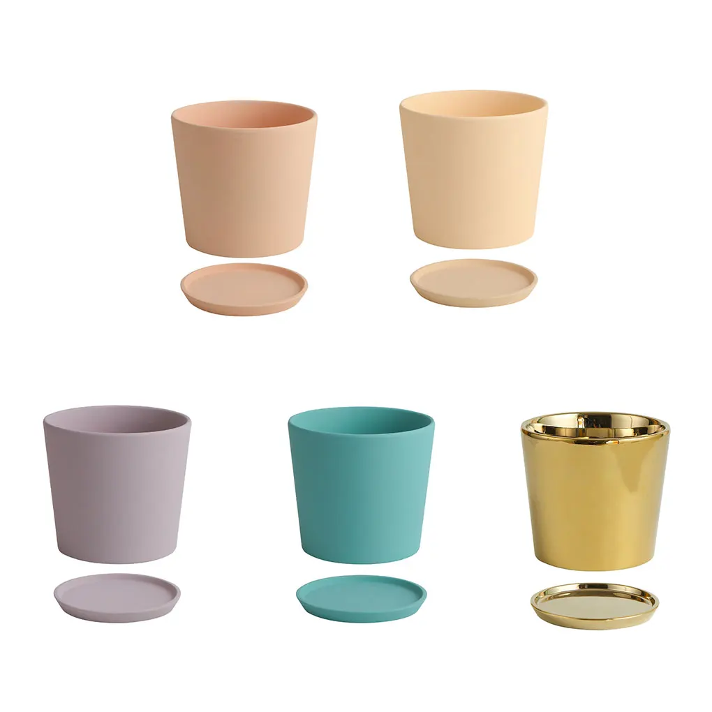 

Ceramic Flower Pot Desktop Garden Decorative Planter for Succulent