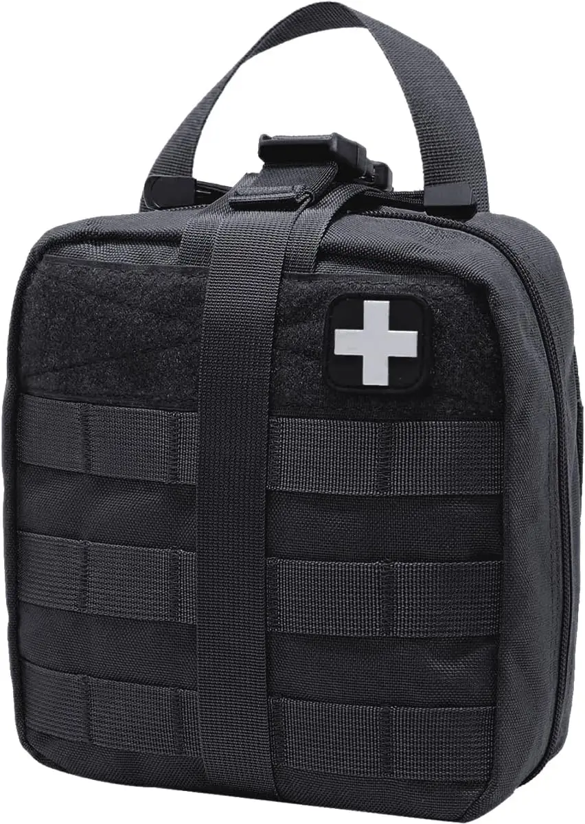 

180-Piece Water-Resistant Emergency First Aid Kit for Camping, Hiking, Home, Car & Outdoor Travel
