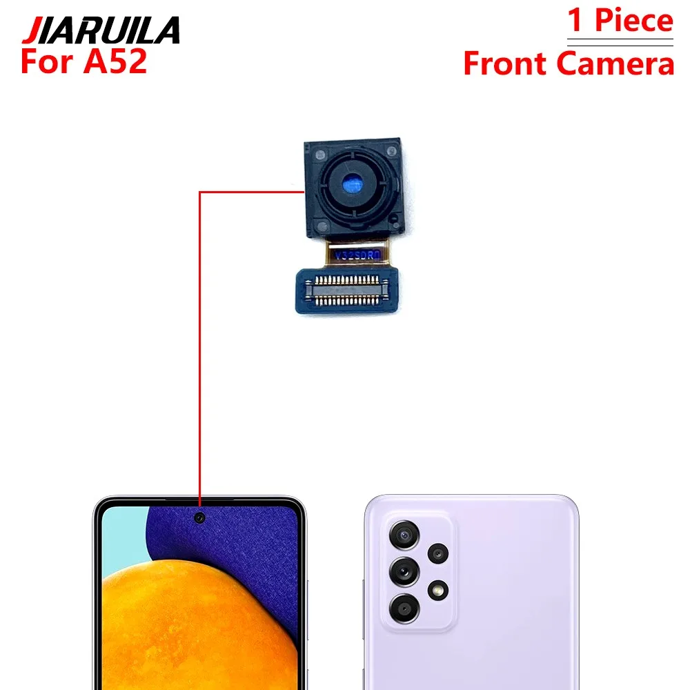 NEW Front Camera For Samsung A12 A22 A23 A24 4G A22 A23 A33 A42 73 5G A34 A52S A72 A54 Front Facing Wide Rear Camera Flex Cable