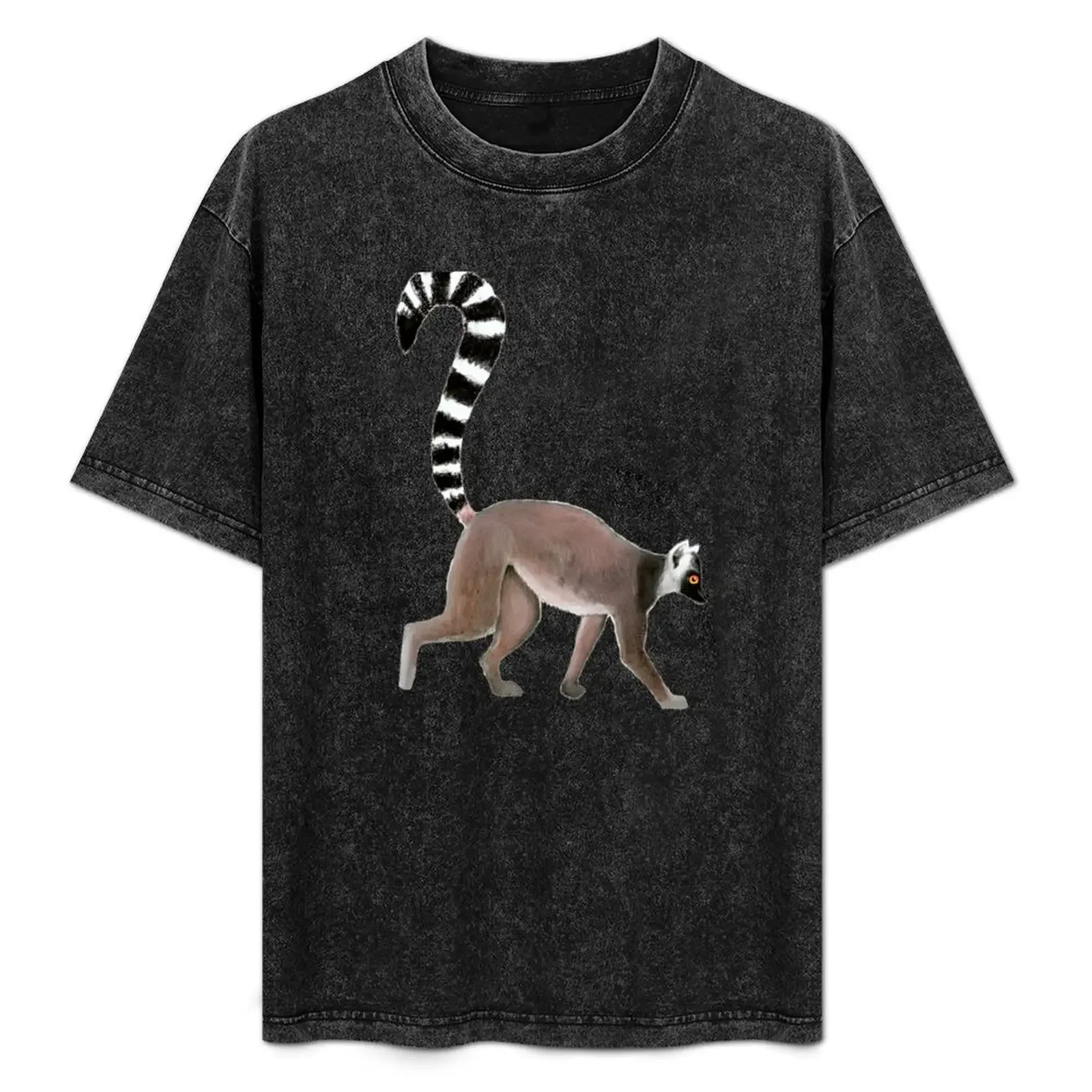 

Ring Tailed Lemur Pattern T-Shirt t shirts for man pack white anime t shirts oversize T-Shirt