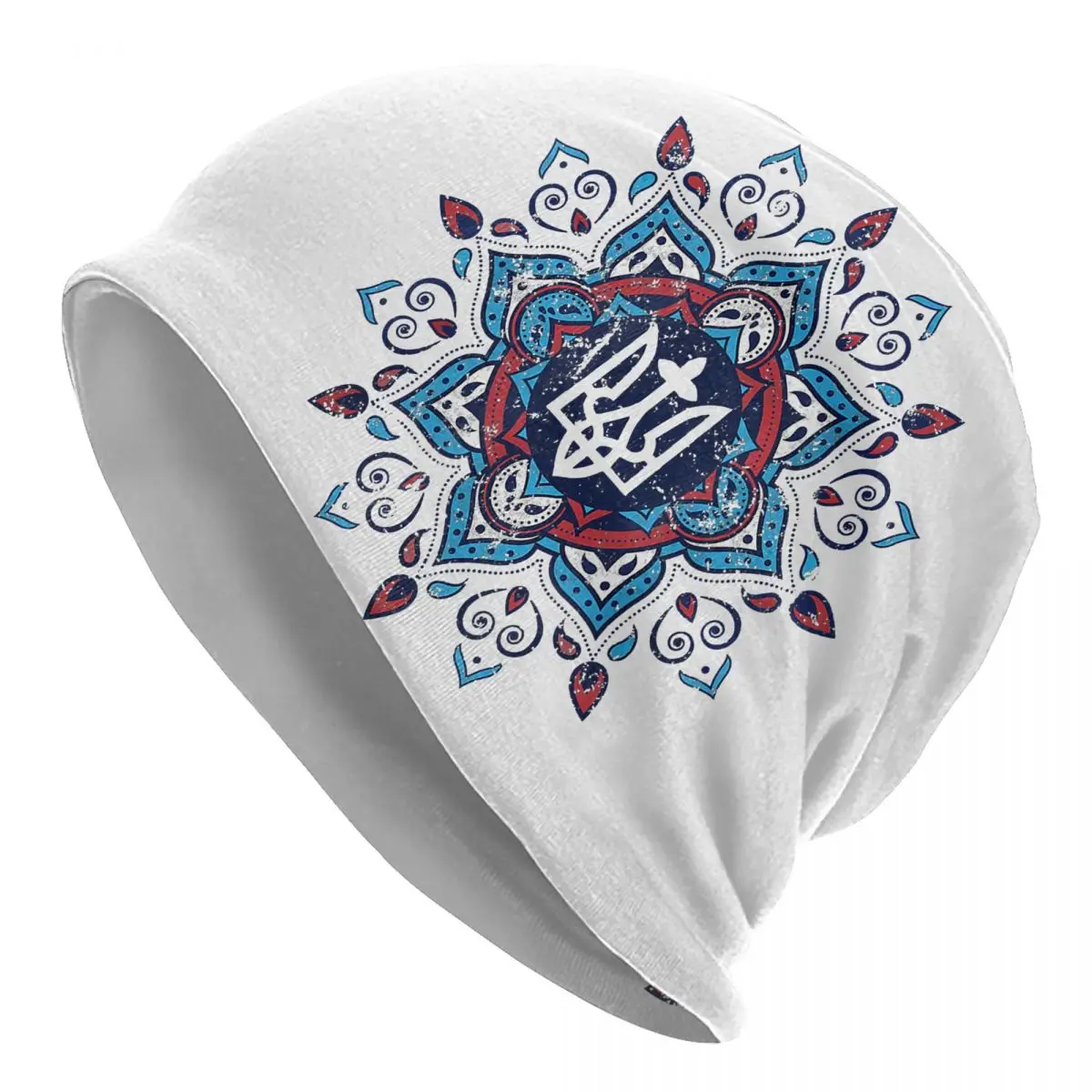 Ukrainian Tryzub Ukraine Caps Hip Hop Unisex Outdoor Skullies Beanies Hats Spring Warm Multifunction Bonnet Hats