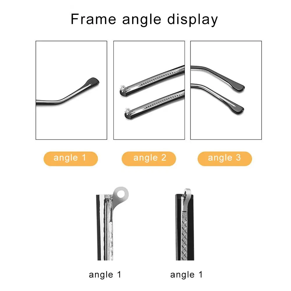 Afbeelding 5: 1 Paar Vervanging Tempel Plastic Arm Bril Zonnebril Spektakel Crystal Plain Metalen Been Accessoires Tempels