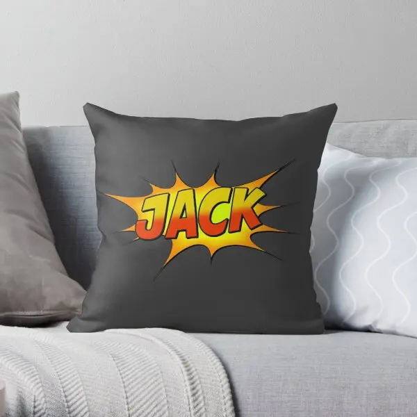 

Jack Printing Throw Pillow Cover Sofa Decorative Car Waist Fashion Anime Home Decor Comfort Throw Pillows not include One Side