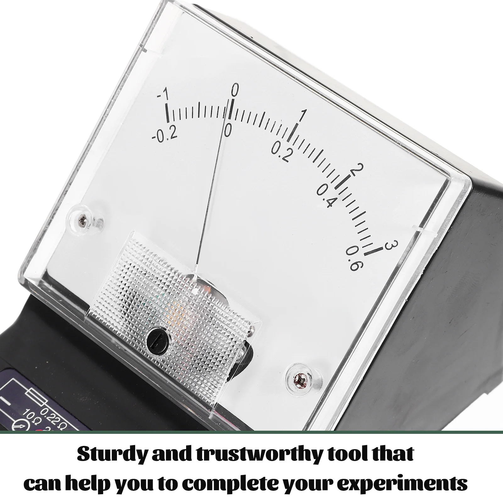 

1Pcs Physics Ammeter Durable Metal Plastic Experiment Equipment for Home Education Lab Use Improve Imagination