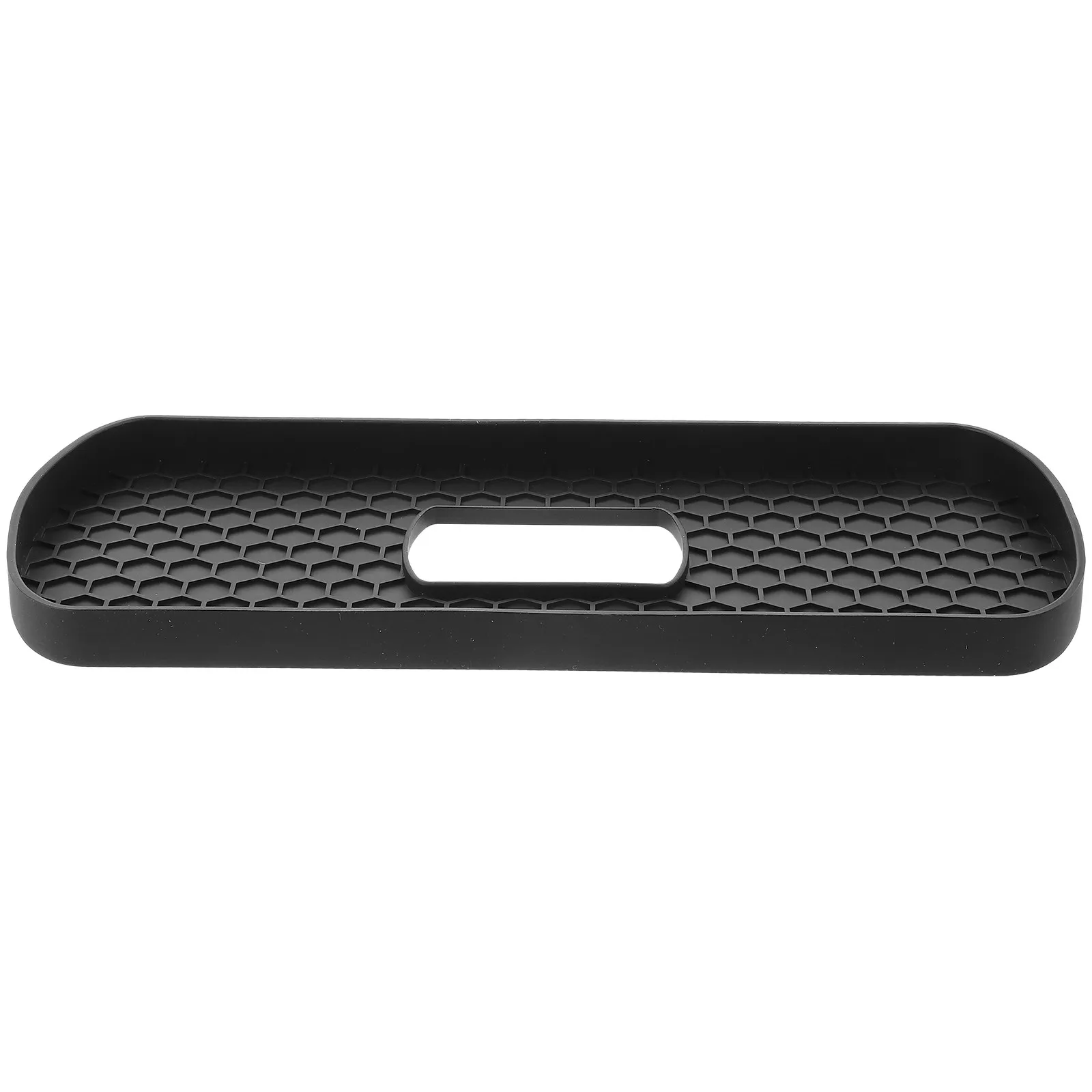 Bathroom Silicone Tray Toilet Tank Organizer Desktop Sink Soap Tray Perfume Holder Vanity Countertop Storage Plate