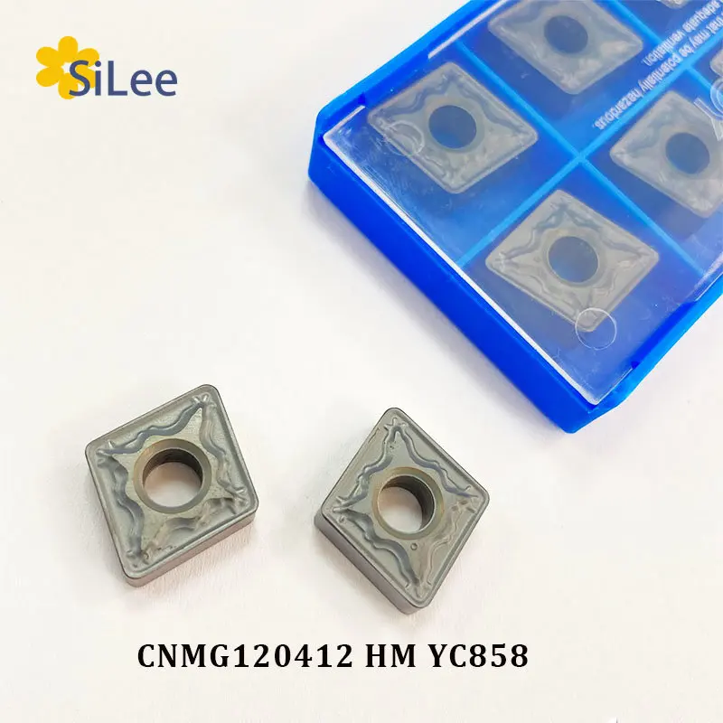 10Pcs CNMG120412 HM CNMG120404 SNMG120404 TNMG160404 TF CNC Insert Turning Tools for Steel Stainless Steel Lathe Alloy Cast Iron