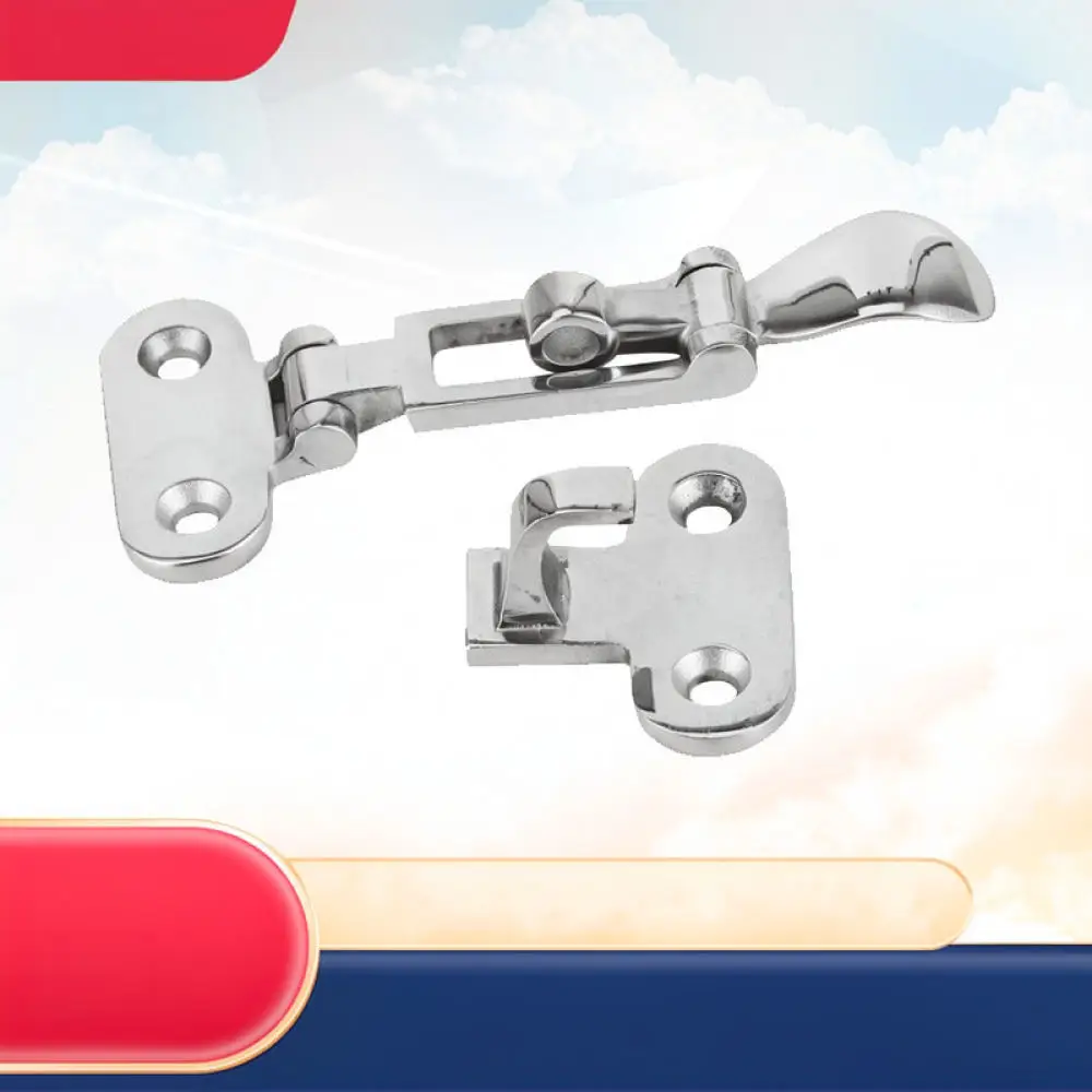 316 Stainless Steel Over Center Latch For Z W Boat Yacht Rv Cabinet Door Hasp Hardware Secure Metal Fastener Fitting