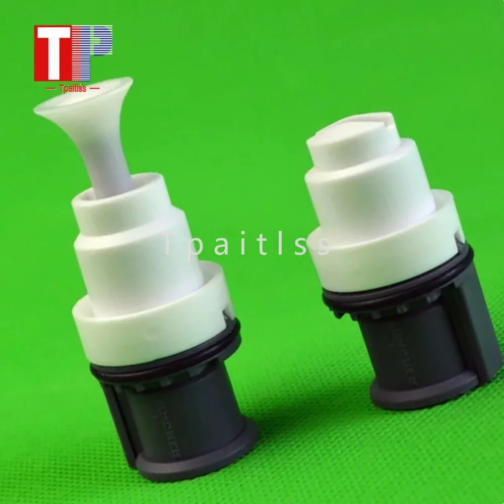 Tpaitlss 2 buah pistol semprot elektrostatis lapisan bubuk datar dan bulat nozzle untuk Wagner C4