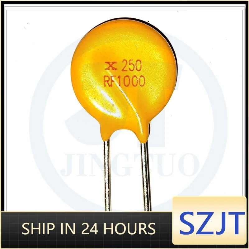 5/100PCS TRF250-1000 RF1000 250V 1A PPTC Resettable Fuse Thermistor