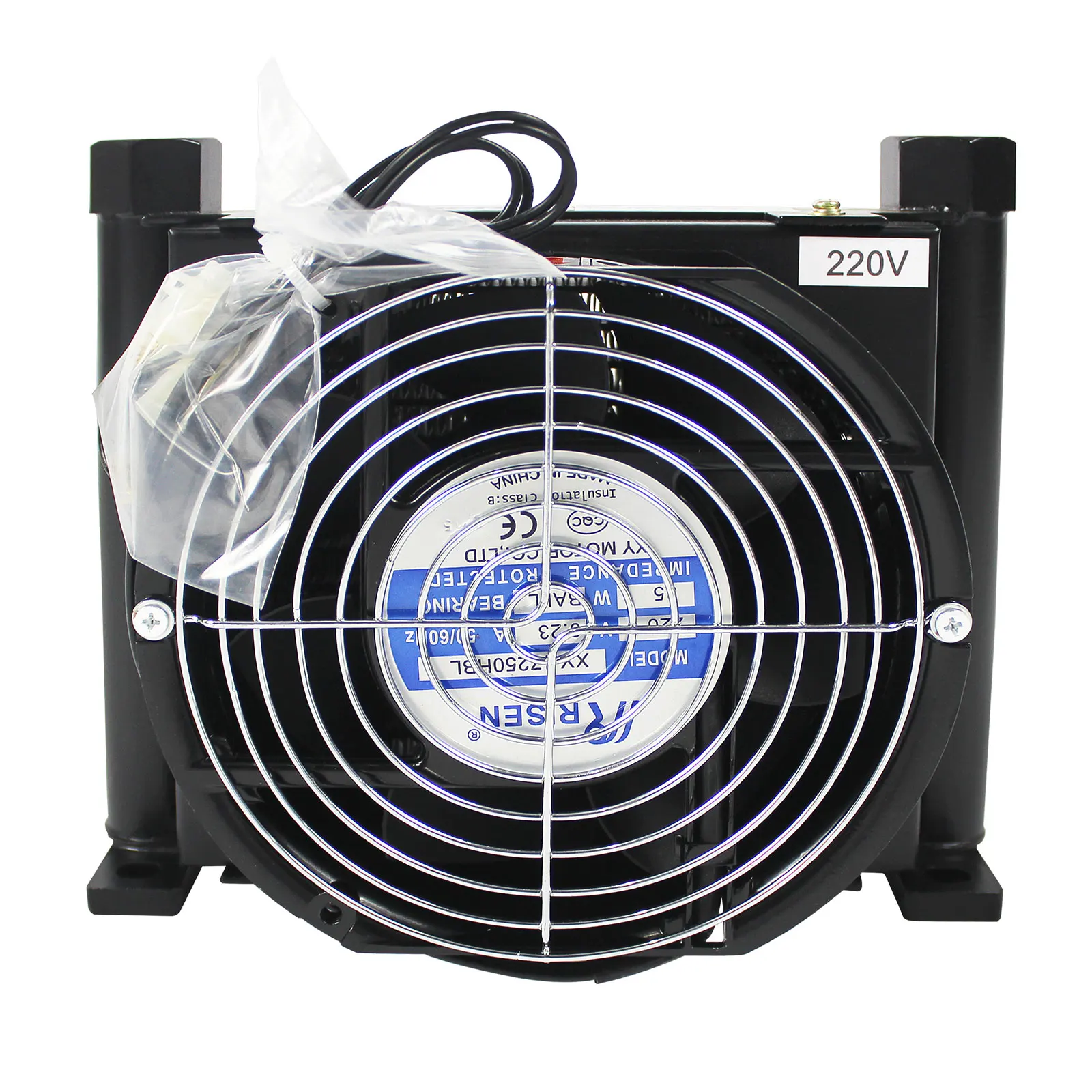 

AJ0510T-CA 10L/Min Hydraulic Cooler Air Cooled Oil Radiator Heat Exchanger For VP20 VP30 Vane Pumb for CNC Hydraulic System