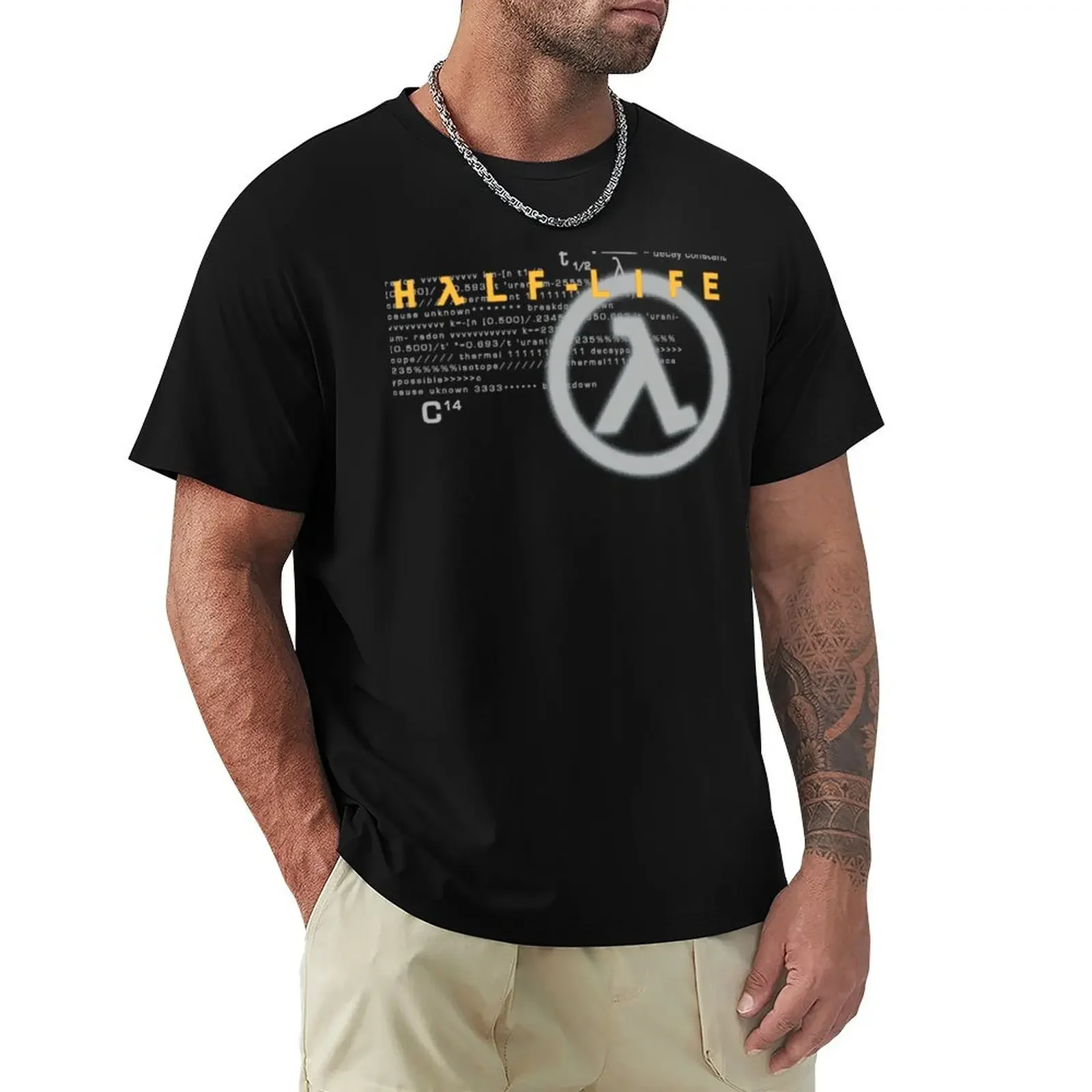 Half Life 1998 shirt T-shirt graphics quick-drying plain t shirts men