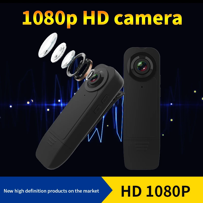 A18 Mini Camera HD 1080P Pen Cam Night Vision Micro Camcorder Bodycam DV Video Recorder for Home Sports Class Online Meeting