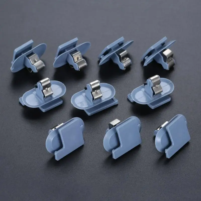 10Pcs Blue Car Interior Mounting Clips 24405740 Tailgate Boot Pillar Trim Retainers Compatible With All Opel Vehicle Series