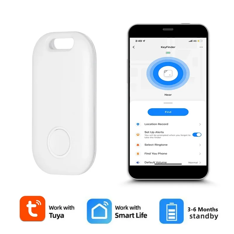 AB68 Bluetooth-Compatible Anti Lost Alarm For Find My APP Wallet Key Finder Smart Tag Bluetooth GPS Tracker Smart Locator