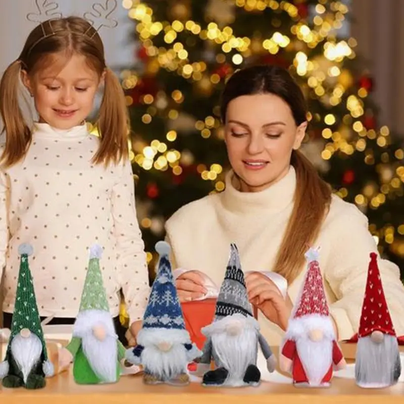 Рождественская кукла-гном, Адвент-календарь, аниме-персонаж, календарь обратного отсчета, портативный 24-разный персонаж, подарок для рождественской вечеринки