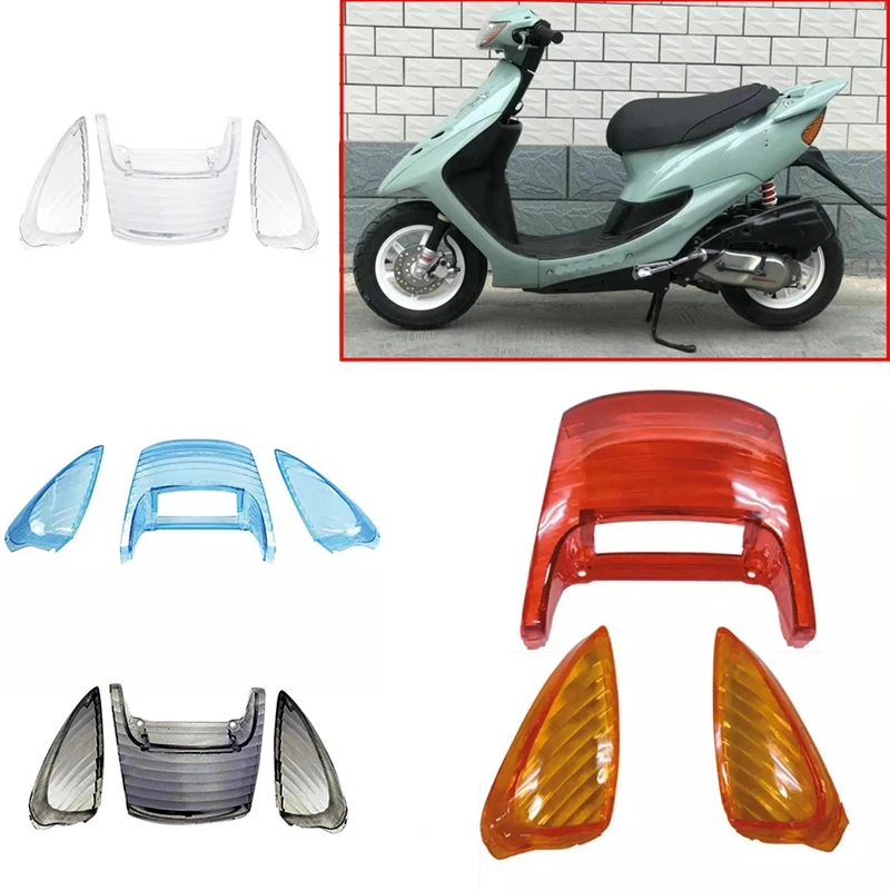 For Honda DIO50 ZX50 AF34 AF35 Motorcycle Scooter Rear Brake Light Cover Tail Light Glass Cover Taillight Cap