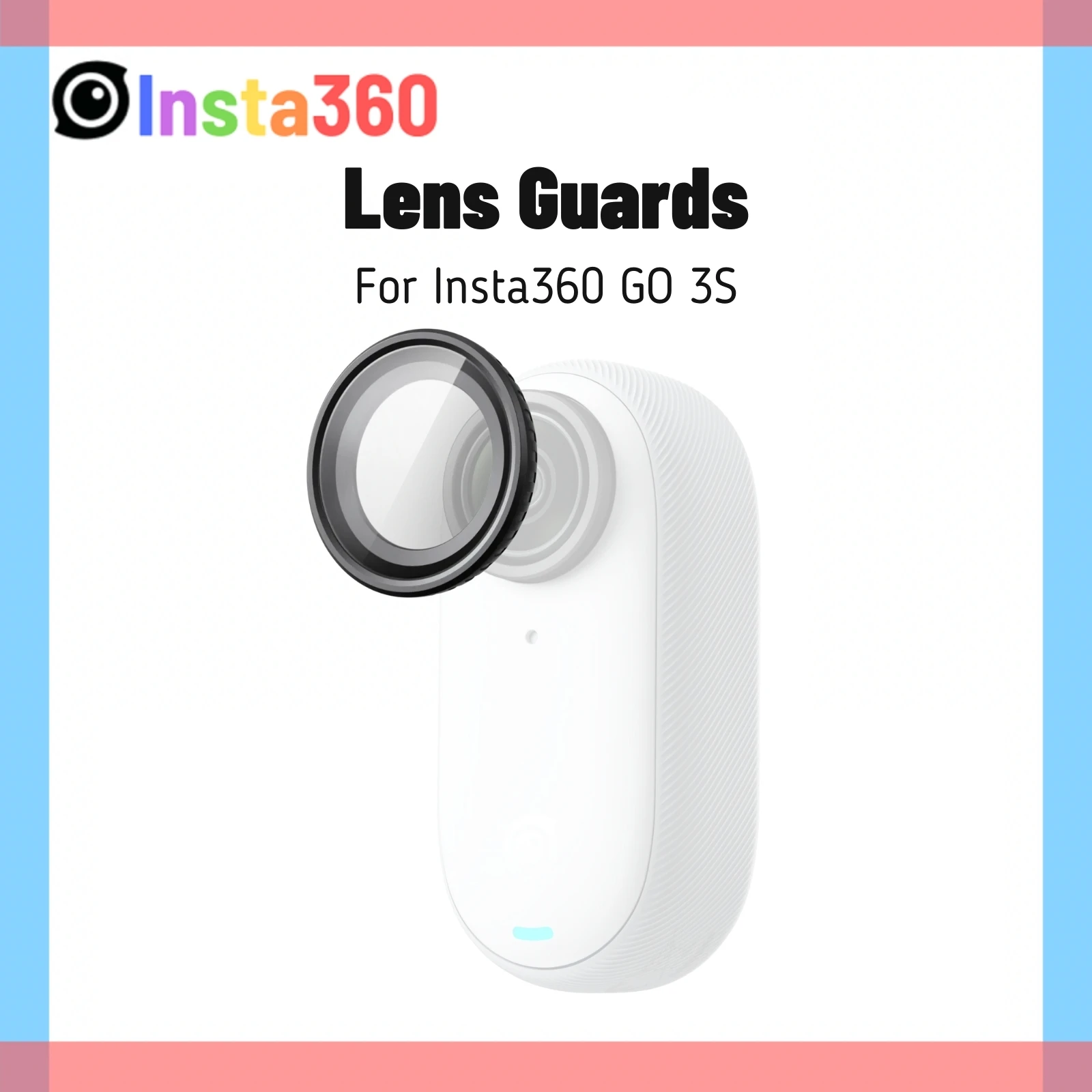 Insta360 GO 3S Lens Guard Protector Guards Anti-fog Coating Glass For Insta 360 GO3S Original Accessories