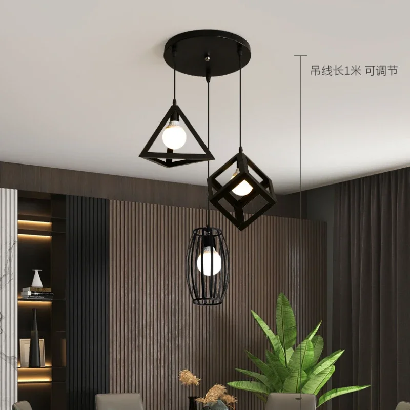 

Modern Pendant Light Minimalist Indoor Chandelier Dining Pendant LED Light Living Room Iron Bar Counter Bedroom Lamp Home Decor