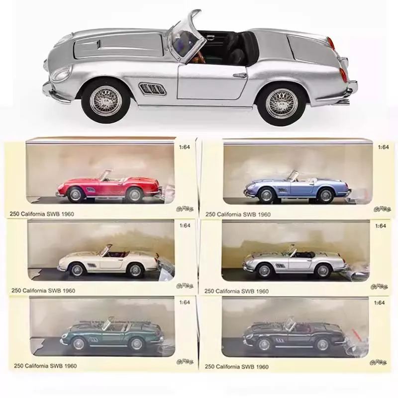 

GFCC 1:64 1960 Ferrari 250 SWB California Die-cast Alloy Car Model Toys Collectible Holiday Gift Miniature Cars Model Decoration