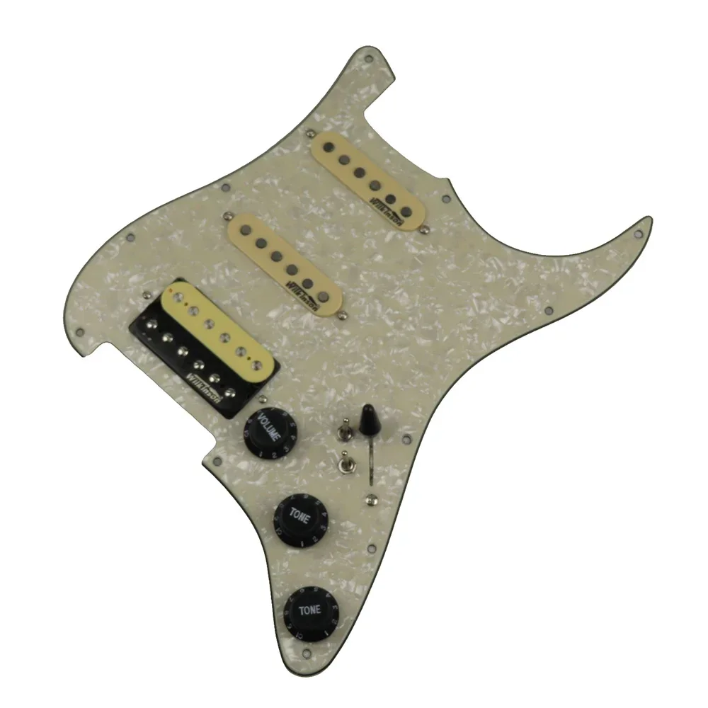 7 Way Type Fully Loaded Guitar Pickup Prewired Pickguard Pickup SSH Wilkinson Single Coil Humbucker Pickup